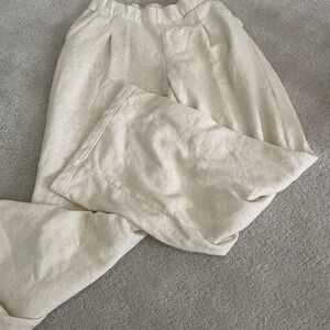 Aerie Cozy Neutral Sweatpants trousers  - Light Beige